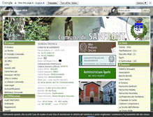 Tablet Screenshot of comune.sanfront.cn.it